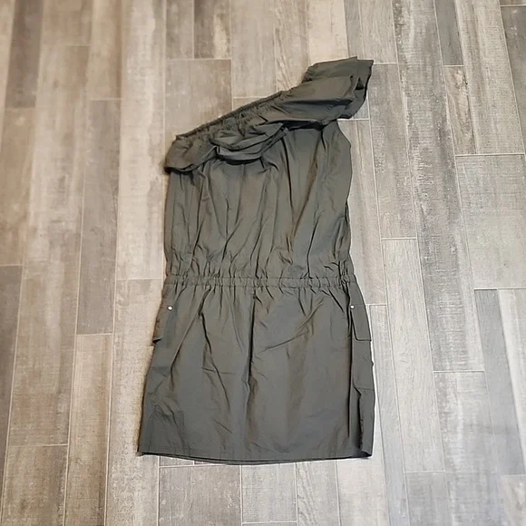 Mode International brand cargo style one shoulder dress - Picture 10 of 10